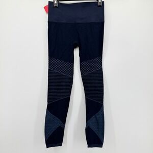 Spanx Seamless Moto Leggings Indigo Sky Blue Womens Size Large 50200R New